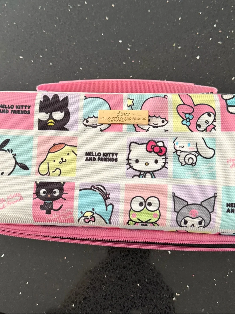 Sonic Pastel Multi-Character Wallet with Pink Trim